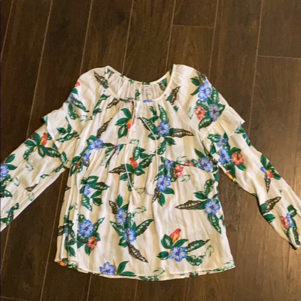 Floral boho shirt